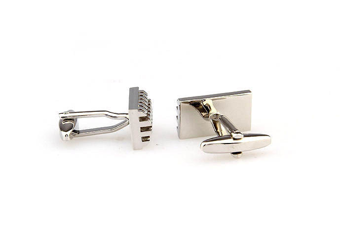  Silver Texture Cufflinks Metal Cufflinks Wholesale & Customized  CL667649