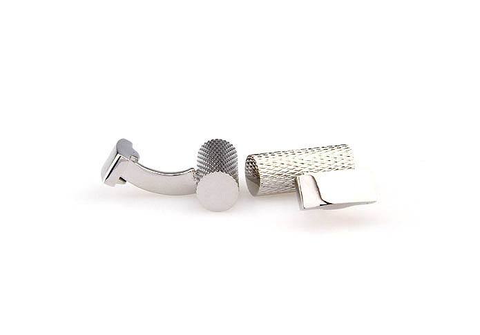  Silver Texture Cufflinks Metal Cufflinks Wholesale & Customized  CL667713