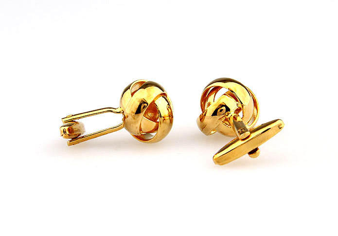  Gold Luxury Cufflinks Metal Cufflinks Knot Wholesale & Customized  CL667896