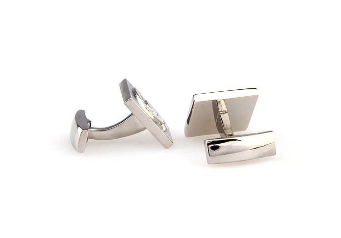 26 Letters G Cufflinks  Silver Texture Cufflinks Metal Cufflinks Symbol Wholesale & Customized  CL667984