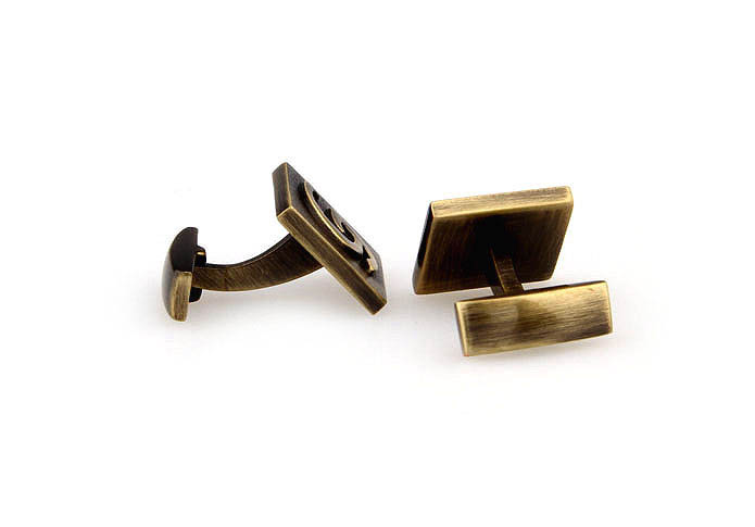 26 Letters G Cufflinks  Bronzed Classic Cufflinks Metal Cufflinks Symbol Wholesale & Customized  CL668006