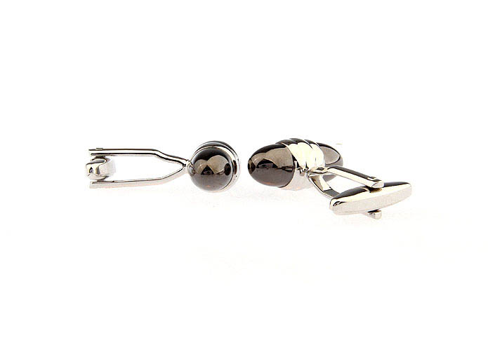 Spherical Cufflinks  Gray Steady Cufflinks Metal Cufflinks Funny Wholesale & Customized  CL668131
