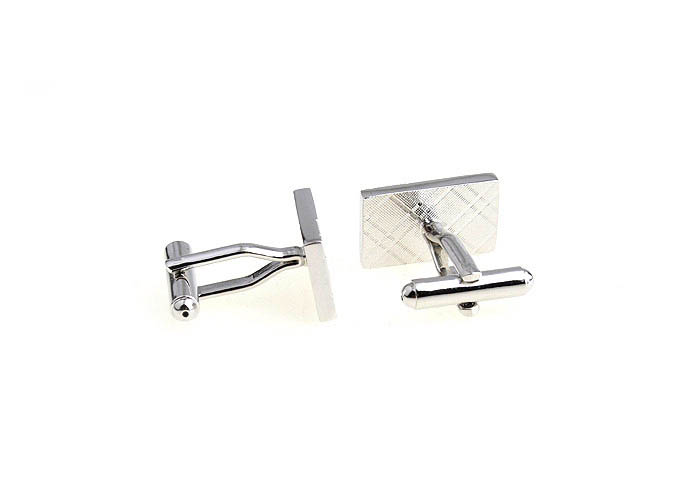  Silver Texture Cufflinks Metal Cufflinks Wholesale & Customized  CL671387