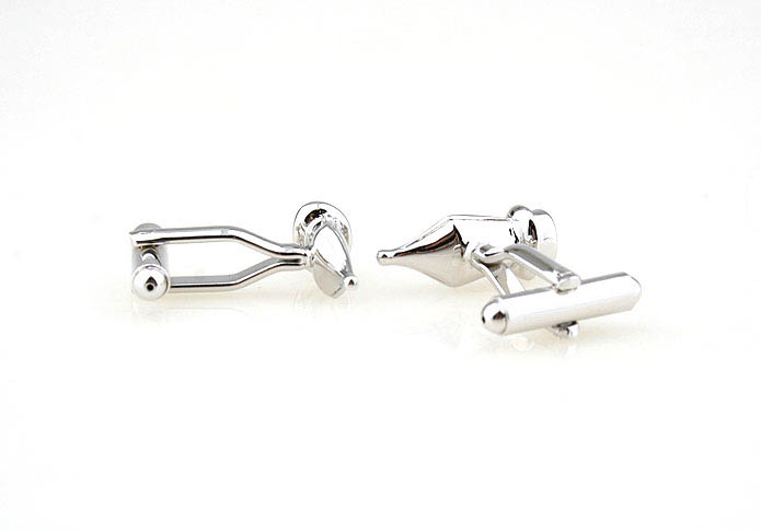 Pen tip Cufflinks  Silver Texture Cufflinks Metal Cufflinks Tools Wholesale & Customized  CL671445