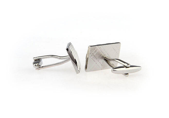  Silver Texture Cufflinks Metal Cufflinks Wholesale & Customized  CL671576