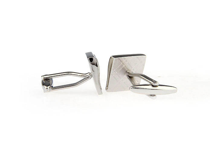 Silver Texture Cufflinks Metal Cufflinks Wholesale & Customized  CL671587
