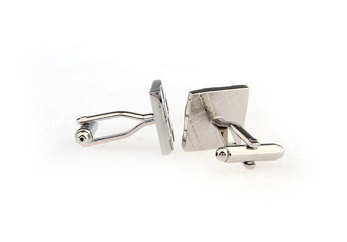  Silver Texture Cufflinks Metal Cufflinks Wholesale & Customized  CL671619