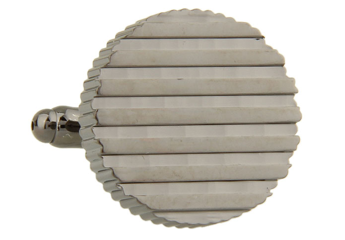 Gray Steady Cufflinks Metal Cufflinks Wholesale & Customized CL671847