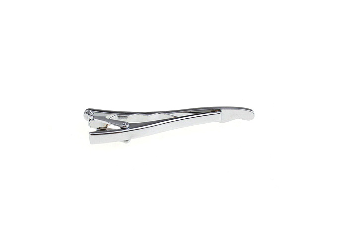 Silver Texture Tie Clips Metal Tie Clips Wholesale & Customized  CL840734