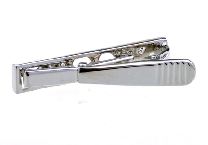  Silver Texture Tie Clips Metal Tie Clips Funny Wholesale & Customized  CL850850