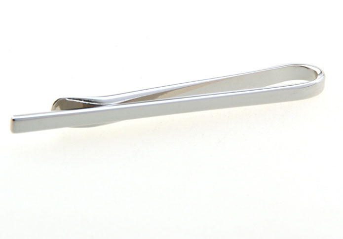 Silver Texture Tie Clips Metal Tie Clips Wholesale & Customized CL850886