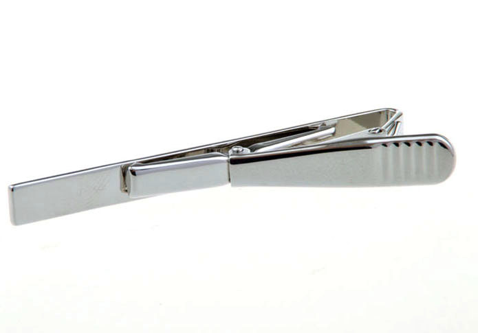  Silver Texture Tie Clips Metal Tie Clips Wholesale & Customized  CL850970