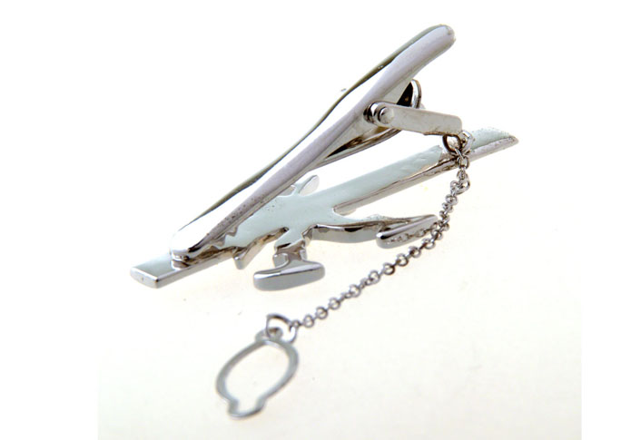 Repairman Tie Clips  Silver Texture Tie Clips Metal Tie Clips Occupational Wholesale & Customized  CL851009