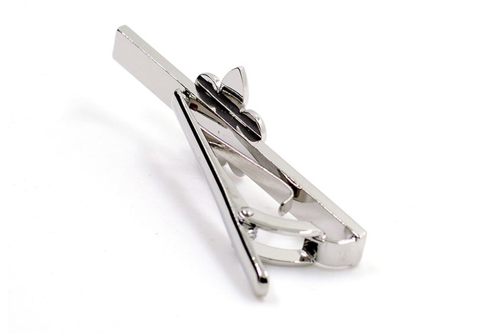 Spear Shape Tie Clips  Silver Texture Tie Clips Metal Tie Clips Flags Wholesale & Customized  CL851118