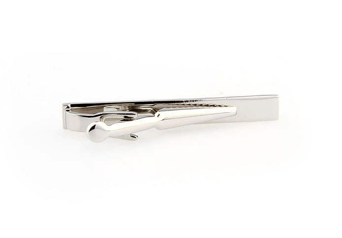  Silver Texture Tie Clips Metal Tie Clips Wholesale & Customized  CL860815