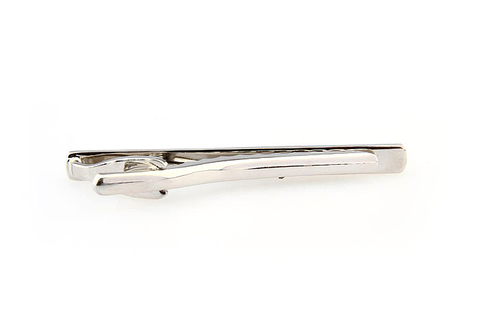  Silver Texture Tie Clips Metal Tie Clips Wholesale & Customized  CL860818