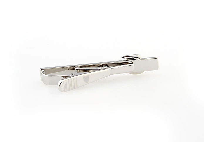  Silver Texture Tie Clips Metal Tie Clips Funny Wholesale & Customized  CL860848