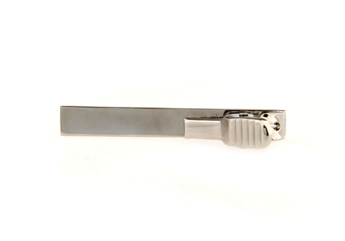  Silver Texture Tie Clips Metal Tie Clips Wholesale & Customized  CL860901