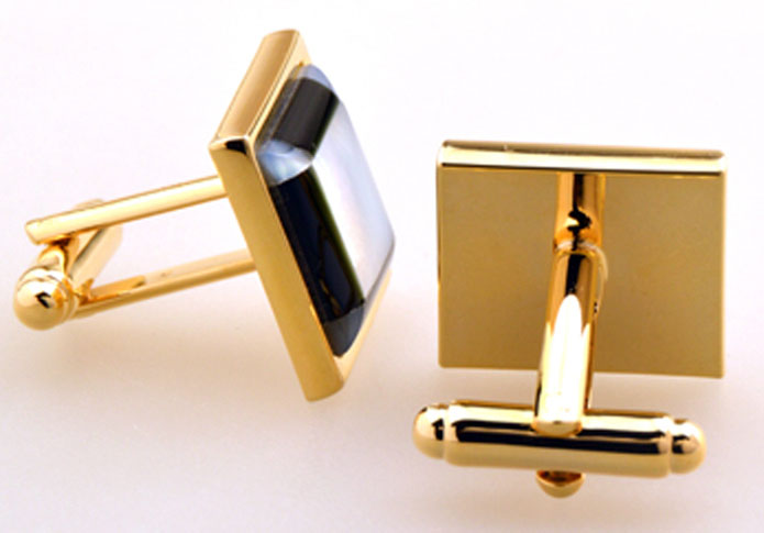 Gold Luxury Cufflinks Shell Cufflinks Wholesale & Customized CL655226