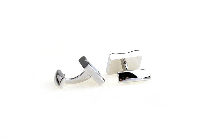  White Purity Cufflinks Stainless Steel Cufflinks Wholesale & Customized  CL640791