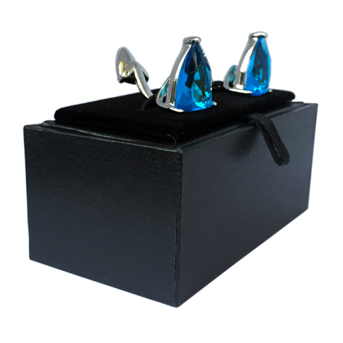 Leather + Plastic Cufflinks Boxes  Black Classic Cufflinks Boxes Cufflinks Boxes Wholesale & Customized  CL210636