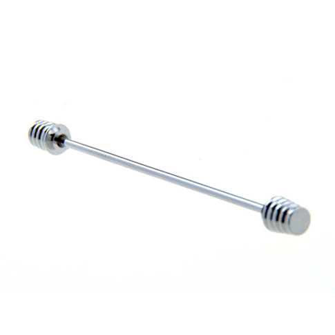  Silver Texture Tie Pin Tie Pin Wholesale & Customized  CL954729