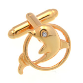 Dolphin Cufflinks  White Purity Cufflinks Crystal Cufflinks Animal Wholesale & Customized  CL657368