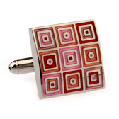 Squared Cufflinks  Multi Color Fashion Cufflinks Enamel Cufflinks Wholesale & Customized  CL662281