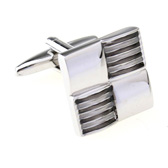  Gray Steady Cufflinks Enamel Cufflinks Wholesale & Customized  CL670815