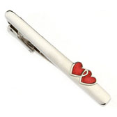 Heart of India Tie Clips  Red Festive Tie Clips Enamel Tie Clips Funny Wholesale & Customized  CL850725
