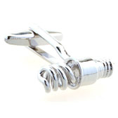 Incandescent Cufflinks Silver Texture Cufflinks Printed Cufflinks Tools Wholesale & Customized CL654812