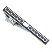  Black Classic Tie Clips Printed Tie Clips Wholesale & Customized  CL851158