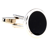  Black Classic Cufflinks Onyx Cufflinks Wholesale & Customized  CL663812