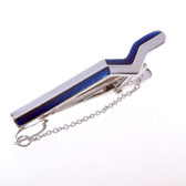  Blue Elegant Tie Clips Paint Tie Clips Funny Wholesale & Customized  CL851026