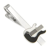 Guitar Tie Clips  Black Classic Tie Clips Paint Tie Clips Music Wholesale & Customized  CL870762