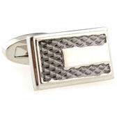  Gray Steady Cufflinks Metal Cufflinks Wholesale & Customized  CL641202
