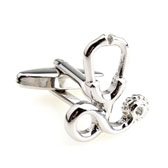 Stethoscope Cufflinks  Silver Texture Cufflinks Metal Cufflinks Tools Wholesale & Customized  CL652831