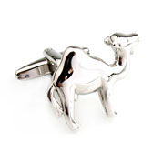 Camel Cufflinks  Silver Texture Cufflinks Metal Cufflinks Animal Wholesale & Customized  CL652832