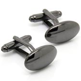  Gray Steady Cufflinks Metal Cufflinks Wholesale & Customized  CL653784