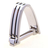  Silver Texture Cufflinks Metal Cufflinks Funny Wholesale & Customized  CL656001