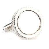  Silver Texture Cufflinks Metal Cufflinks Wholesale & Customized  CL667621