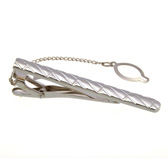  Silver Texture Tie Clips Metal Tie Clips Wholesale & Customized  CL851100