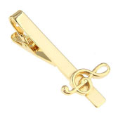 Note Tie Clips  Gold Luxury Tie Clips Metal Tie Clips Music Wholesale & Customized  CL870809
